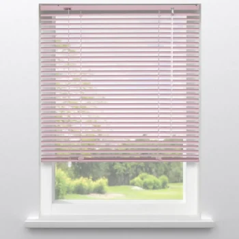 Fashion Kwantum Aluminium Jaloezie Belle 25mm Roze
