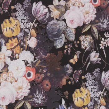 Hot Kwantum Behang Beau Zwart