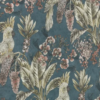 Sale Kwantum Behang Frank Blauw