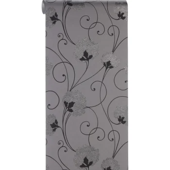 Fashion Kwantum Behang Romy Grijs