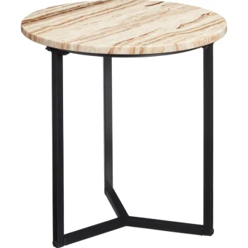 Clearance Kwantum Bijzettafel Corato Marmer Naturel - Ø 50cm ø 50 Cm Ø050CM