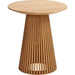 Clearance Kwantum Bijzettafel Latera Naturel ø 45x50 Cm