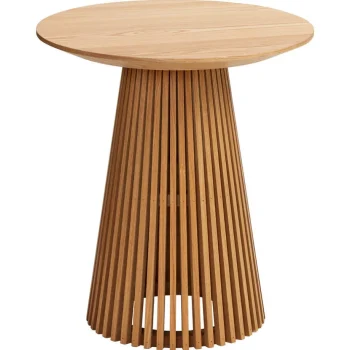 Clearance Kwantum Bijzettafel Latera Naturel ø 45x50 Cm