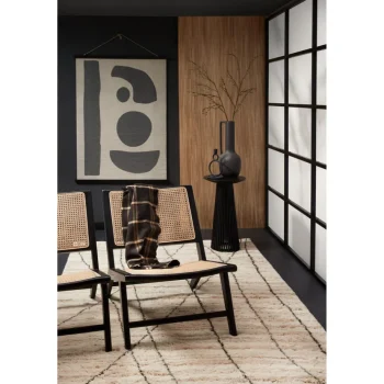 Discount Kwantum Bijzettafel Latera Zwart ø 35x60 Cm