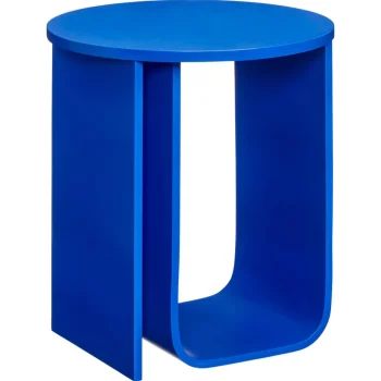 Clearance Kwantum Bijzettafel Lavinio - ø 40cm Blauw