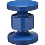 Outlet Kwantum Bijzettafel Pinetto Blauw 33x33x40 Cm