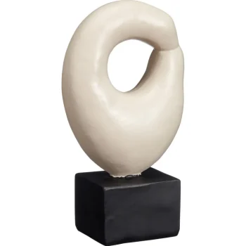 Discount Kwantum Decoratiebeeld Shildon Ecru 18 Cm 018CM