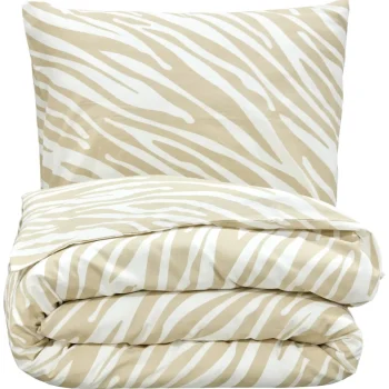 New Kwantum Dekbedovertrek Casey Beige 240x240 Cm 240X240CM