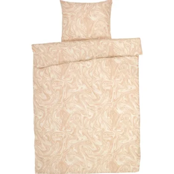 Discount Kwantum Dekbedovertrek Marble Soft Pink 140x220 Cm