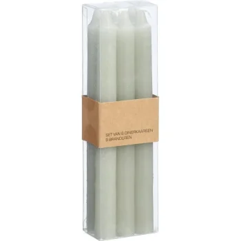 Clearance Kwantum Dinerkaars Rustiek 6 Stuks LichtGroen