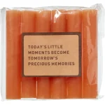 Clearance Kwantum Dinerkaars Oranje 12 Cm - 6 Stuks Zalm