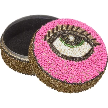 Outlet Kwantum Doosje Oog Roze Multicolor