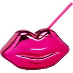 Hot Kwantum Drinkbeker Lips - 600 Ml Fuchsia