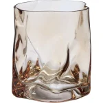 Fashion Kwantum Drinkglas Organic Swirl - 340 Ml Bruin