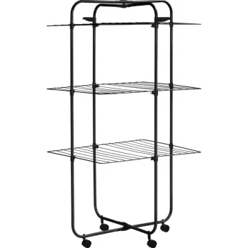 Sale Kwantum Droogtoren 3 Laags Zwart