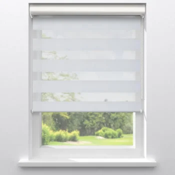 Outlet Kwantum Duo Rolgordijn Fedde Wit