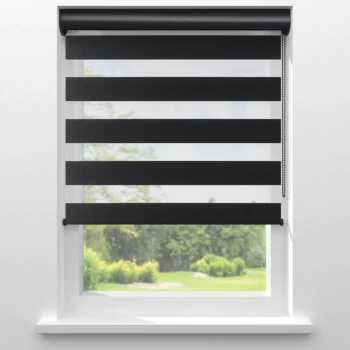 New Kwantum Duo Rolgordijn Fedde Zwart