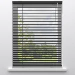 Outlet Kwantum Fenstr Aluminium Jaloezie Alix 25mm Zwart