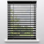 New Kwantum Fenstr Aluminium Jaloezie Bodine 50mm Zwart