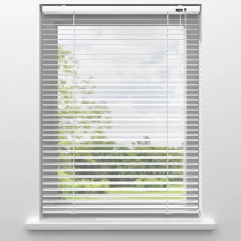 Hot Kwantum Fenstr Aluminium Jaloezie Dane 25mm Wit