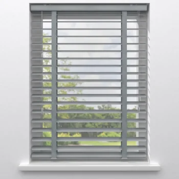 Fashion Kwantum Fenstr Aluminium Jaloezie Mels 50mm Grijs