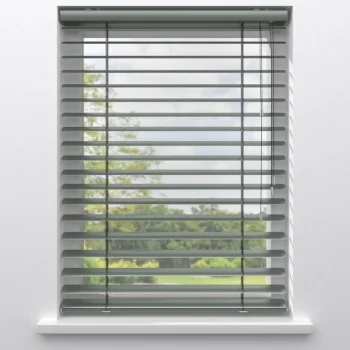 Fashion Kwantum Fenstr Aluminium Jaloezie Mels 50mm Zeegroen