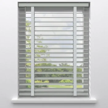 Online Kwantum Fenstr Aluminium Jaloezie Mels 50mm LichtGrijs