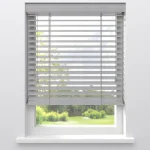 Outlet Kwantum Fenstr Bamboe Jaloezie Tijl 65mm Wit