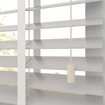 New Kwantum Fenstr Bamboe Jaloezie Wessel Off White 50mm Offwhite