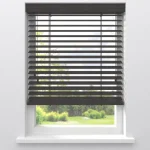 Clearance Kwantum Fenstr Bamboe Jaloezie Wietze Bruin 50mm Dr.Bruin