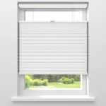 Outlet Kwantum Fenstr Dubbel Plissé 45mm Lotte Lichtdoorlatend Wit