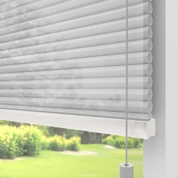 Hot Kwantum Fenstr Dubbel Plissé Elena Lichtdoorlatend Wit