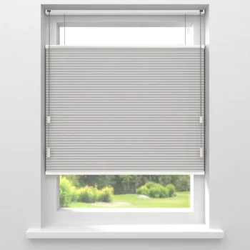 Best Kwantum Fenstr Dubbel Plissé Elsa Verduisterend LichtGrijs