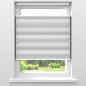 Clearance Kwantum Fenstr Dubbel Plissé Elsa Verduisterend Wit