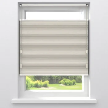 Hot Kwantum Fenstr Dubbel Plissé Elsa Verduisterend Zand