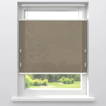 Clearance Kwantum Fenstr Dubbel Plissé Lizzy Lichtdoorlatend Zand