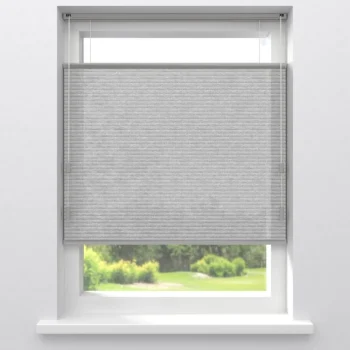 Discount Kwantum Fenstr Dubbel Plissé Puck Lichtgrijs Lichtdoorlatend