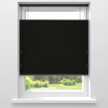 Discount Kwantum Fenstr Dubbel Plissé Suus Zwart Verduisterend