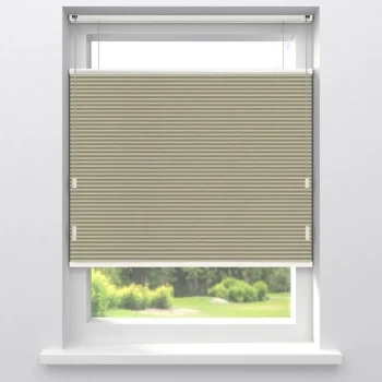 Sale Kwantum Fenstr Dubbel Plisségordijn Aniek Verduisterend Taupe