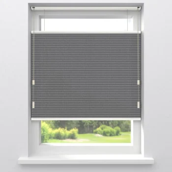 Clearance Kwantum Fenstr Dubbel Plisségordijn Elin Verduisterend Grijs