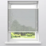 Fashion Kwantum Fenstr Dubbel Plisségordijn Lou Transparant Naturel