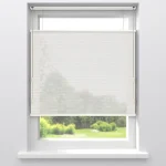 Fashion Kwantum Fenstr Dubbel Plisségordijn Lou Transparant Wit