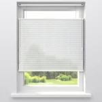 New Kwantum Fenstr Dubbel Plisségordijn Mia Lichtdoorlatend Offwhite