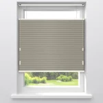 Fashion Kwantum Fenstr Dubbel Plisségordijn Thirza Verduisterend Taupe