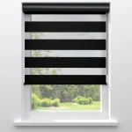 Outlet Kwantum Fenstr Duo Rolgordijn Mace Zwart