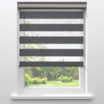 Clearance Kwantum Fenstr Duo Rolgordijn Michiel Donkergrijs Dr.Grijs