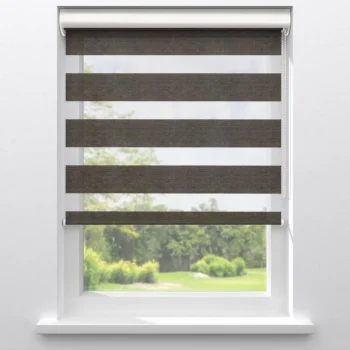 New Kwantum Fenstr Duo Rolgordijn Noan Bruin