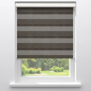 New Kwantum Fenstr Duo Rolgordijn Noan Bruin