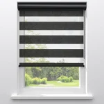 Clearance Kwantum Fenstr Duo Rolgordijn Noan Zwart