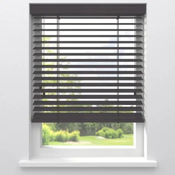 New Kwantum Fenstr Houten Jaloezie Jonas Grijs 50mm